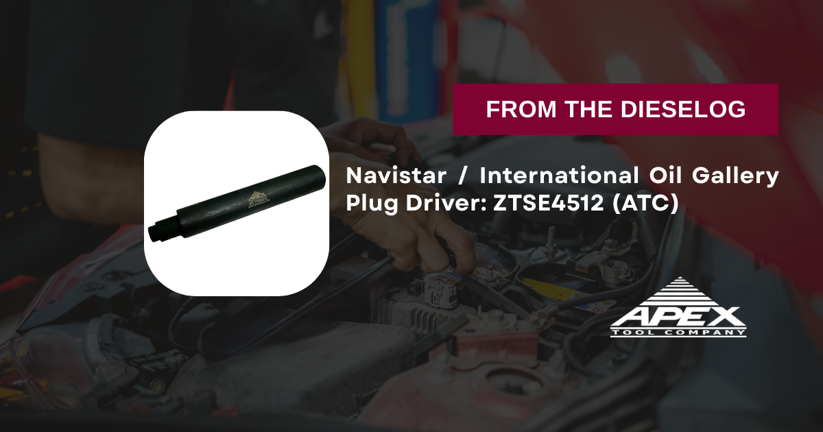 Navistar / International Oil Gallery Plug Driver: ZTSE4512 (ATC)